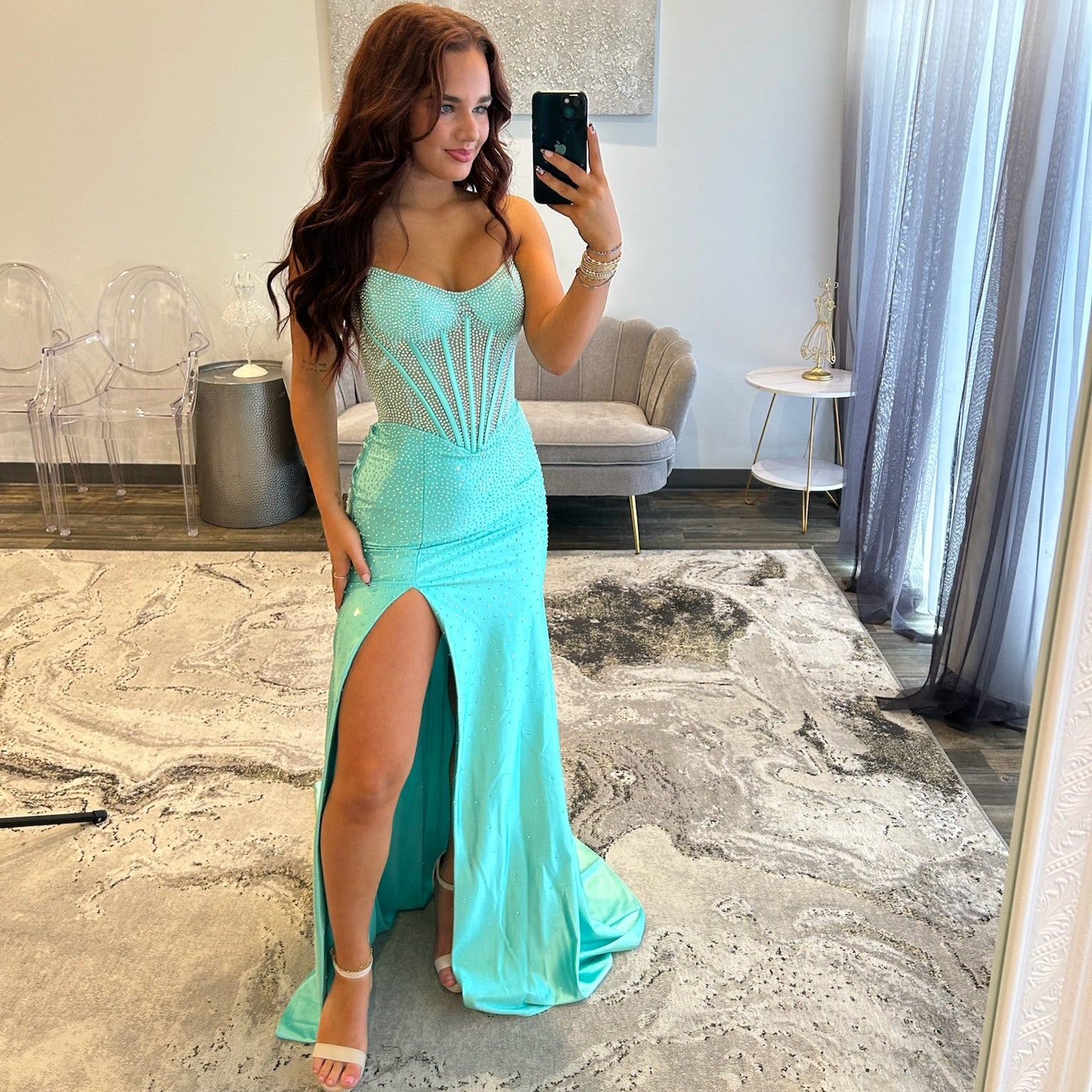 Sherri Hill 57805 Light Green 