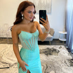 Sherri Hill 57805 Light Green JoycesTPR Close Up