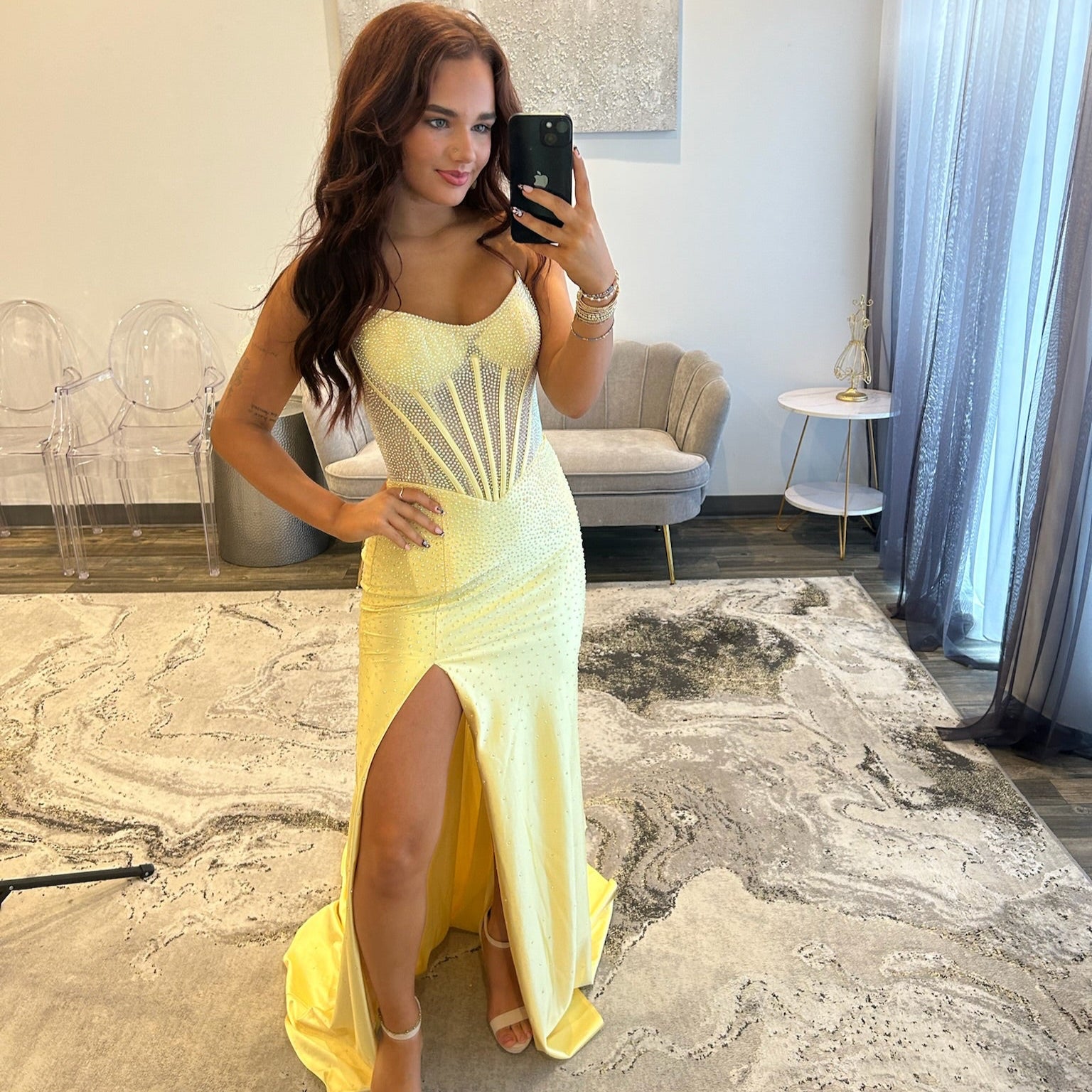 Sherri Hill 57805 Yellow 
