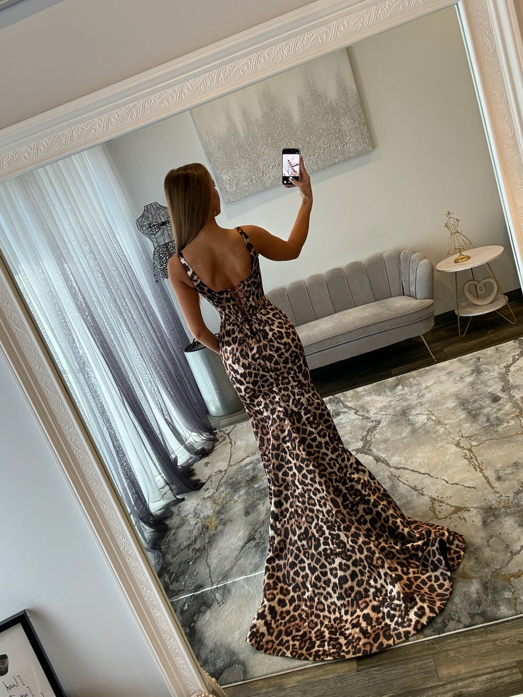 Sherri Hill 57841 Cheetah Print Prom Dress JoycesTPR