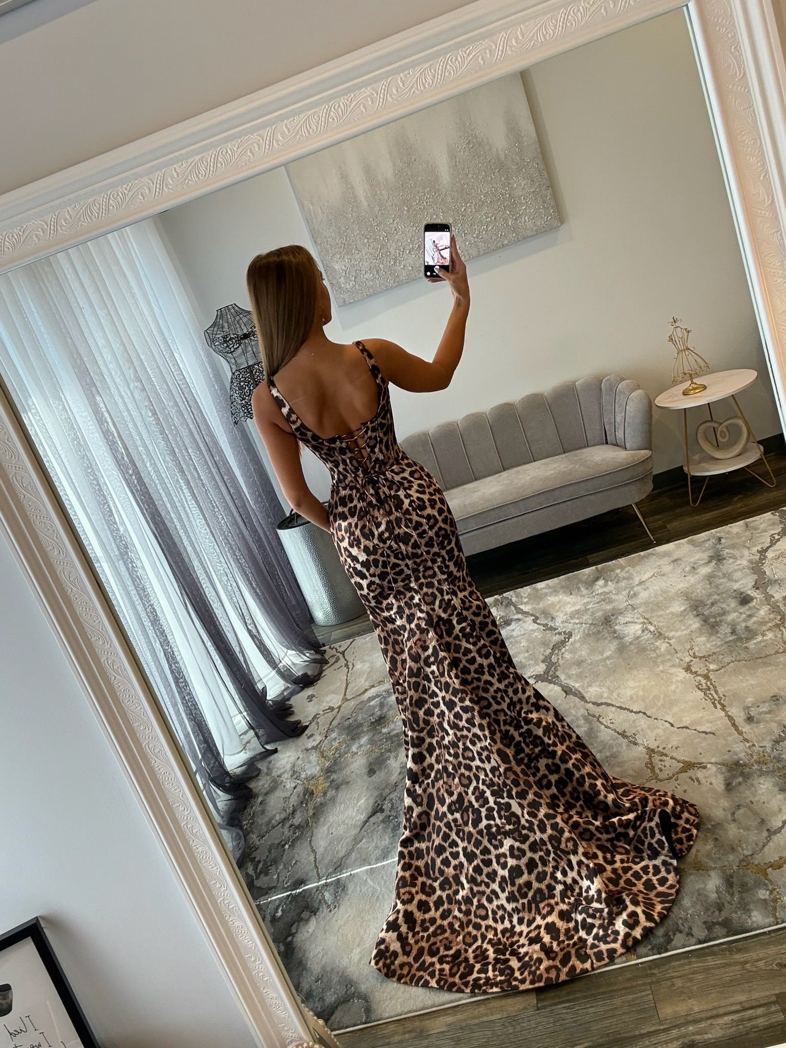 Sherri Hill 57841 Cheetah Print Prom Dress JoycesTPR