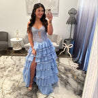 Sherri Hill 57885 Periwinkle Prom Dress 