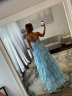 Sherri Hill 57885  Prom Dress Light Blue Back 