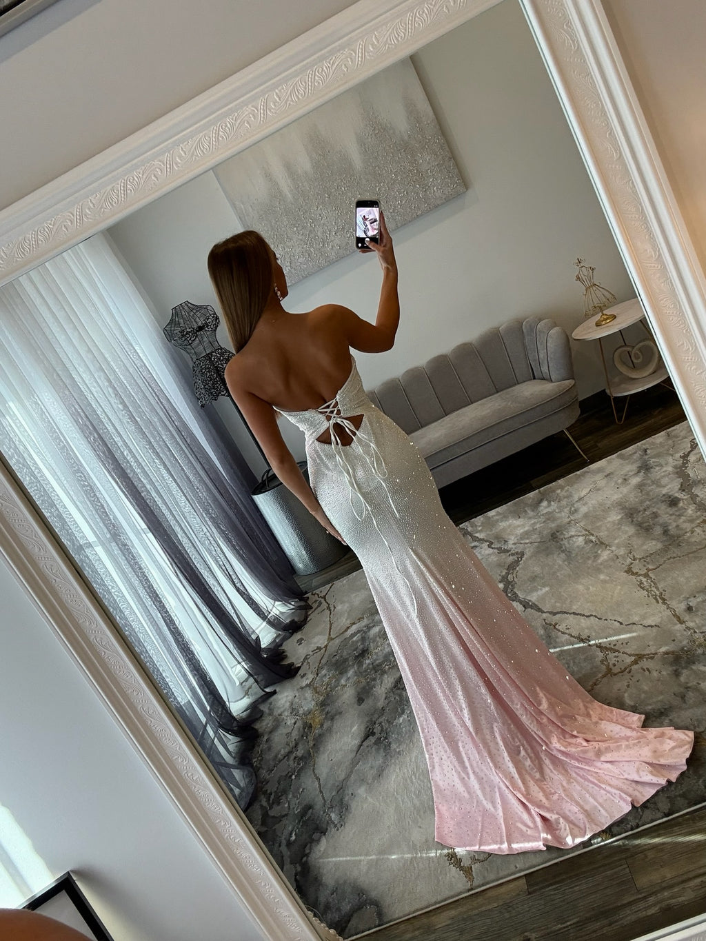 Sherri Hill 57901 Ombre Back 