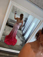 Sherri Hill 57901 Ombre Back of  Prom Dress 