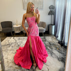 Sherri Hill 57943 Fuchsia Prom Dress 