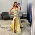 Sherri Hill 57943 Yellow Prom Dress 
