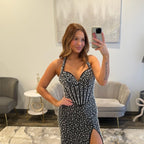 Sherri Hill 58005 Black Pearl Prom Dress