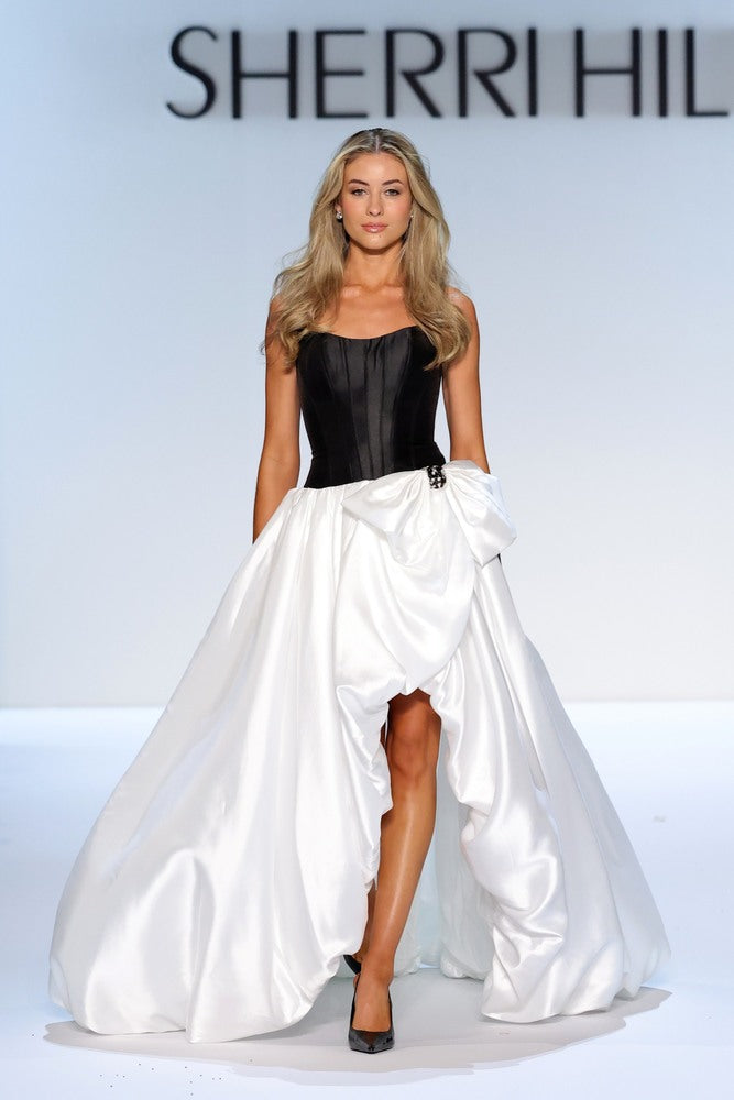 Sherri Hill 58768 | Corset Bow Runway Ball Gown | Joyce’sTPR Pre-Order
