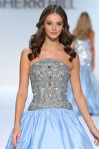 Sherri Hill 58921 | Beaded Drop Waist Taffeta Ballgown | Joyce’sTPR