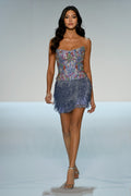 Sherri Hill 67301 | Beaded Fringe Cocktail Dress | Joyce’sTPR