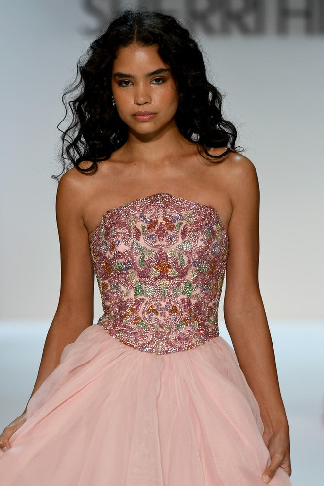 Sherri Hill 67338 | Beaded Chiffon Runway Ballgown | Joyce’sTPR Pre-Order