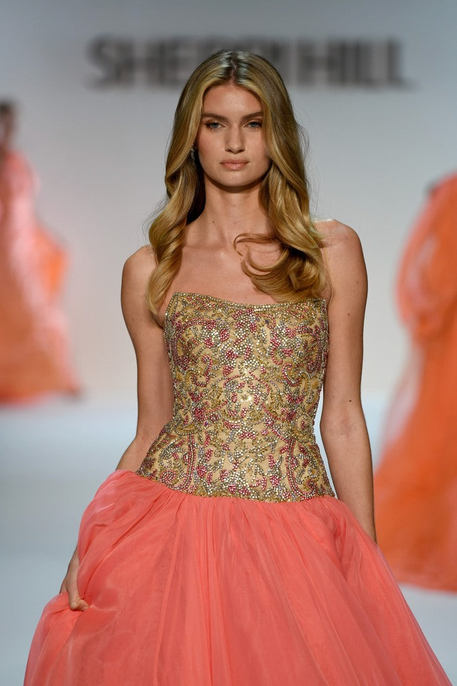 Sherri Hill 67344 | Beaded Drop Waist Ballgown | Joyce’sTPR